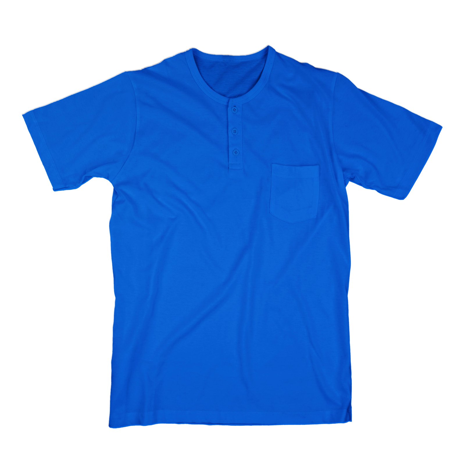 Henley T-shirt with front pocket for men